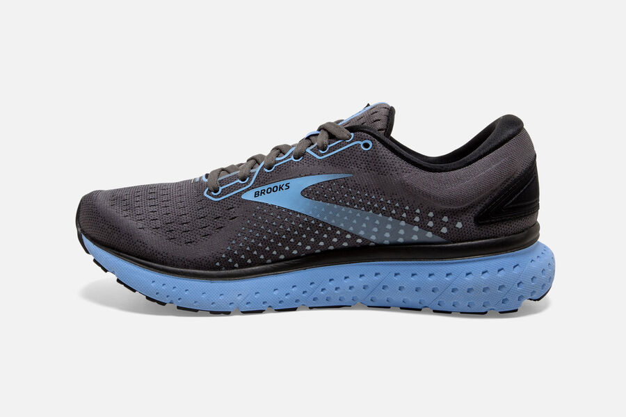 Brooks Glycerin 18 Road Running Shoes Womens - Black/Blue - YXTFC-9175